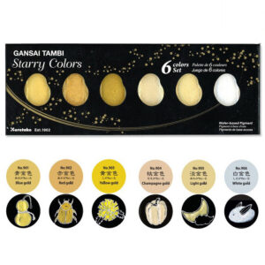 Kuretake Gansai Tambi Starry Colors, Japanilaiset vesivärit / Japanese watercolor
