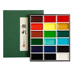 Klassikko Japanilaiset vesivärit 18 / Classic Japanese watercolor 18